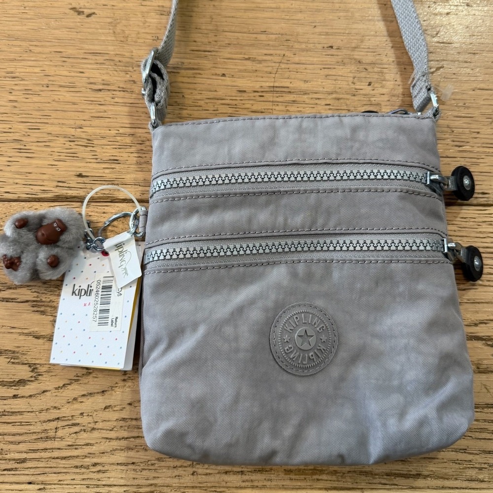Kipling‎ Kekio Crossbody Bag Slate Grey NWT